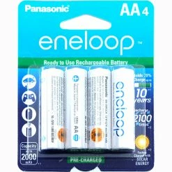 New 👍 Eneloop AA NiMH Rechargeable Batteries | Genuine Eneloop Brand ❤️