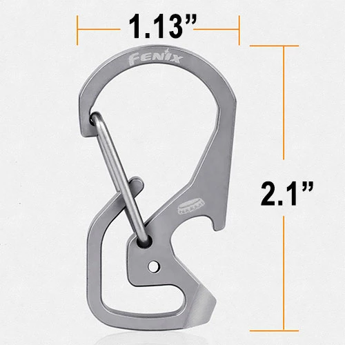 Cheapest ๐ Accessories Fenix ALB-20 Titanium Snap Hook | Authorized Distributor ๐ 4 Cheapest ๐ Accessories Fenix ALB-20 Titanium Snap Hook | Authorized Distributor ๐ - Image 2