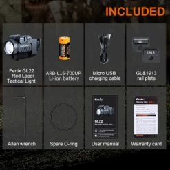 Deals 🔥 Fenix GL22 Rechargeable Weapon Light With Red Laser | 750 Lumens 🧨 12 Deals 🔥 Fenix GL22 Rechargeable Weapon Light With Red Laser | 750 Lumens 🧨 -Deals Brightguy Store Fenix GL22 Rechargeable Weapon Light with Red Laser 3 600x600 1