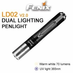 Wholesale 🌟 Camping Fenix LD02 V.2 Flashlight With Neutral White And UV LED 🤩