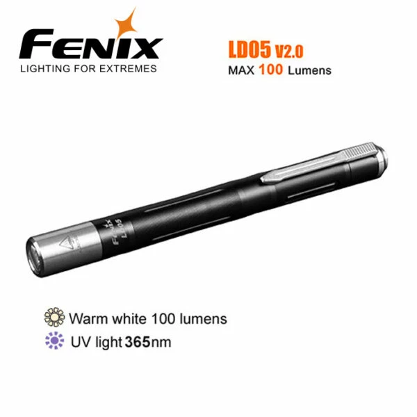 Budget ❤️ Automotive Repair Flashlights Fenix LD05 V2.0 Dual Light Penlight | Neutral White Plus UV ❤️ 3 Budget ❤️ Automotive Repair Flashlights Fenix LD05 V2.0 Dual Light Penlight | Neutral White Plus UV ❤️