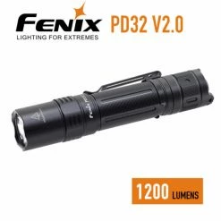 Flash Sale 🤩 Boating Flashlights Fenix PD32 V2 Compact Flashlight | 1200 Lumens | Fenix Distributor ⌛