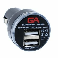 Coupon ⌛ Accessories Guardian Angel ACC-CC-C Car Charger | Authorized Distributor 🤩 -Deals Brightguy Store Guardian Angel ELT CC C Car Charger 1 600x600 1