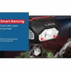 Best deal 😍 Boating Flashlights Klarus HM1 Smart Sensing Rechargeable Headlamp | 440 Lumens ✨ -Deals Brightguy Store Klarus HM1 Smart Sensing Rechargeable Headlamp 5