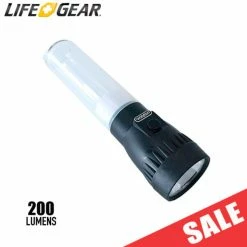 Discount ๐ Boating Flashlights Life Gearยฎ Ar-Tech Flashlight + Lantern | 200 Lumens ๐
