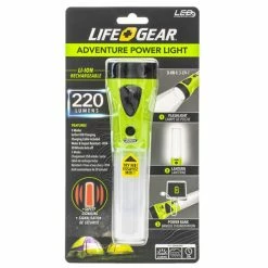 Cheapest 🛒 Boating Flashlights LifeGear Adventure Rechargeable Power Light | 220 Lumens 🥰 -Deals Brightguy Store LifeGear Adventure Rechargeable Power Light goog 600x600 1
