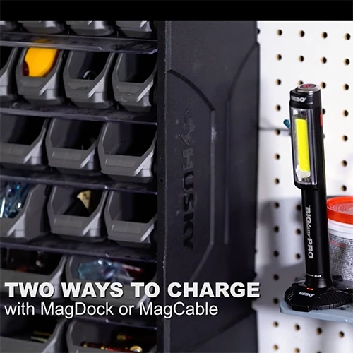 Budget ๐ Automotive Repair Flashlights NEBO Big Larry Pro Rechargeable Work Light | 500 Lumens | NEBO Distributor โ 8 Budget ๐ Automotive Repair Flashlights NEBO Big Larry Pro Rechargeable Work Light | 500 Lumens | NEBO Distributor โ - Image 6