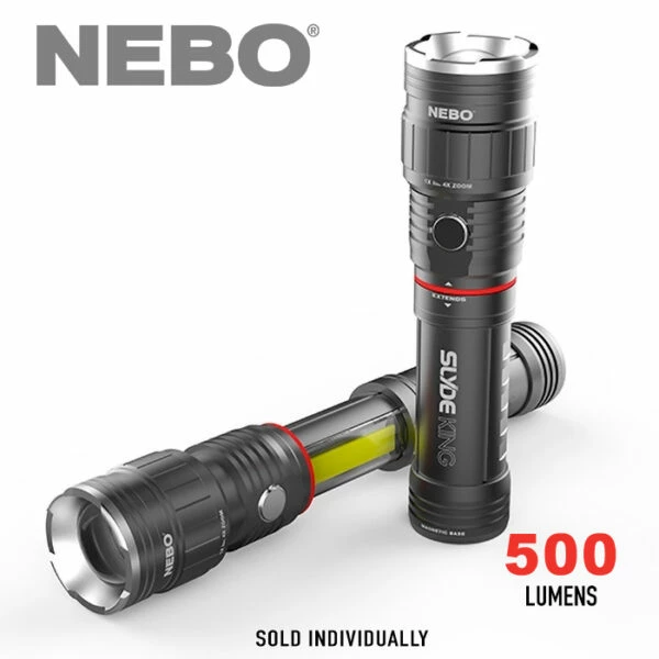 Discount ๐ Automotive Repair Flashlights NEBO SLYDE KING Rechargeable Work Light | 2nd Gen | 500 Lumens โญ 3 Discount ๐ Automotive Repair Flashlights NEBO SLYDE KING Rechargeable Work Light | 2nd Gen | 500 Lumens โญ