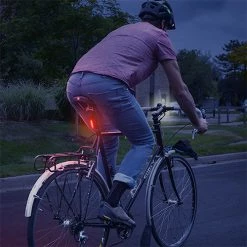 Deals 👍 Flashlights Nite Ize Radiant® 125 Rechargeable Bike Light | High Vis RED 🥰 -Deals Brightguy Store Nite Ize Radiant 125 Rechargeable Bike Light 1