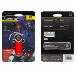 Deals 👍 Flashlights Nite Ize Radiant® 125 Rechargeable Bike Light | High Vis RED 🥰 -Deals Brightguy Store Nite Ize Radiant 125 Rechargeable Bike Light 4
