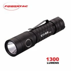 Hot Sale ๐ฅ Boating Flashlights Powertac E11-G2 Compact Rechargeable Flashlight | 1,300 Lumens ๐